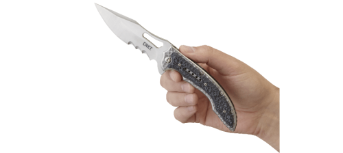 Складной нож CRKT Fossil™ BLACK WITH VEFF SERRATIONS™ фото 10