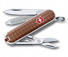 Военный нож Victorinox Нож перочинный Victorinox Classic The Chocolate 0.6223.842 58мм 7 функций дизайн Шоколад