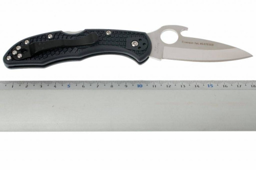 Складной нож Spyderco Delica 4 Emerson Wave Opener® 11PGYW фото 4