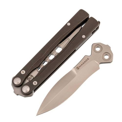 78 Maxace Knife Нож-со сменным лезвием Loran Brown фото 8