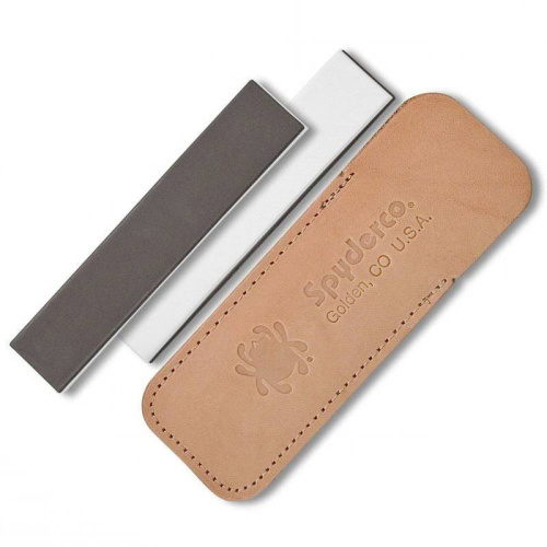 129 Spyderco Карманная точилка DOUBLE STUFF™ Pocket Stone Fine/Med Grit фото 2